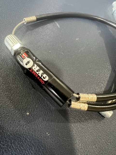 ! UPPER ODYSSET GYRO 2 CABLE NEVER USED IN BLACK. OVER 20 YEARS OLD