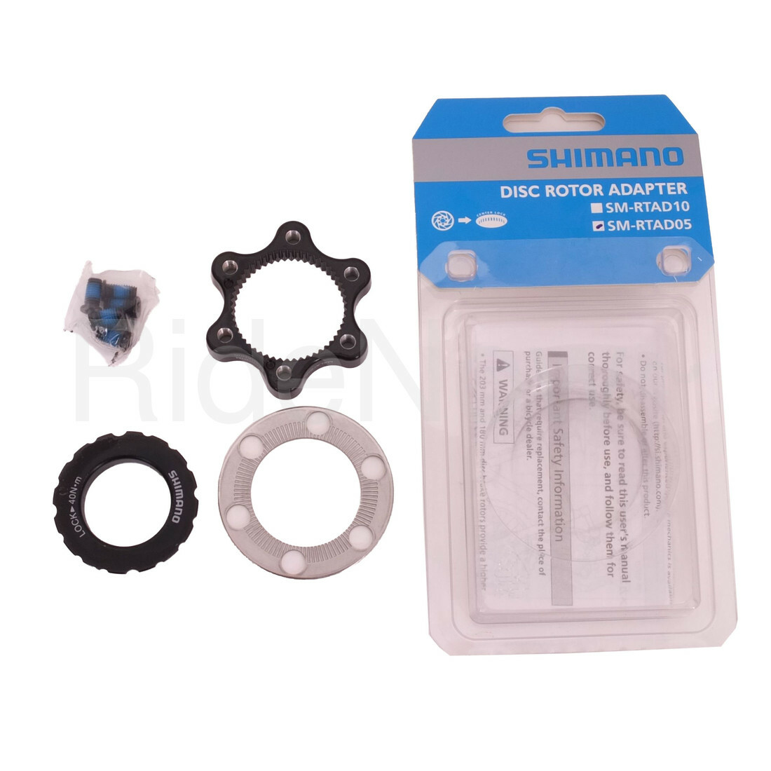 2 x Shimano SM-RTAD05 Center Lock Hub to 6 Bolt Disc Brake Rotor Adapter NIB