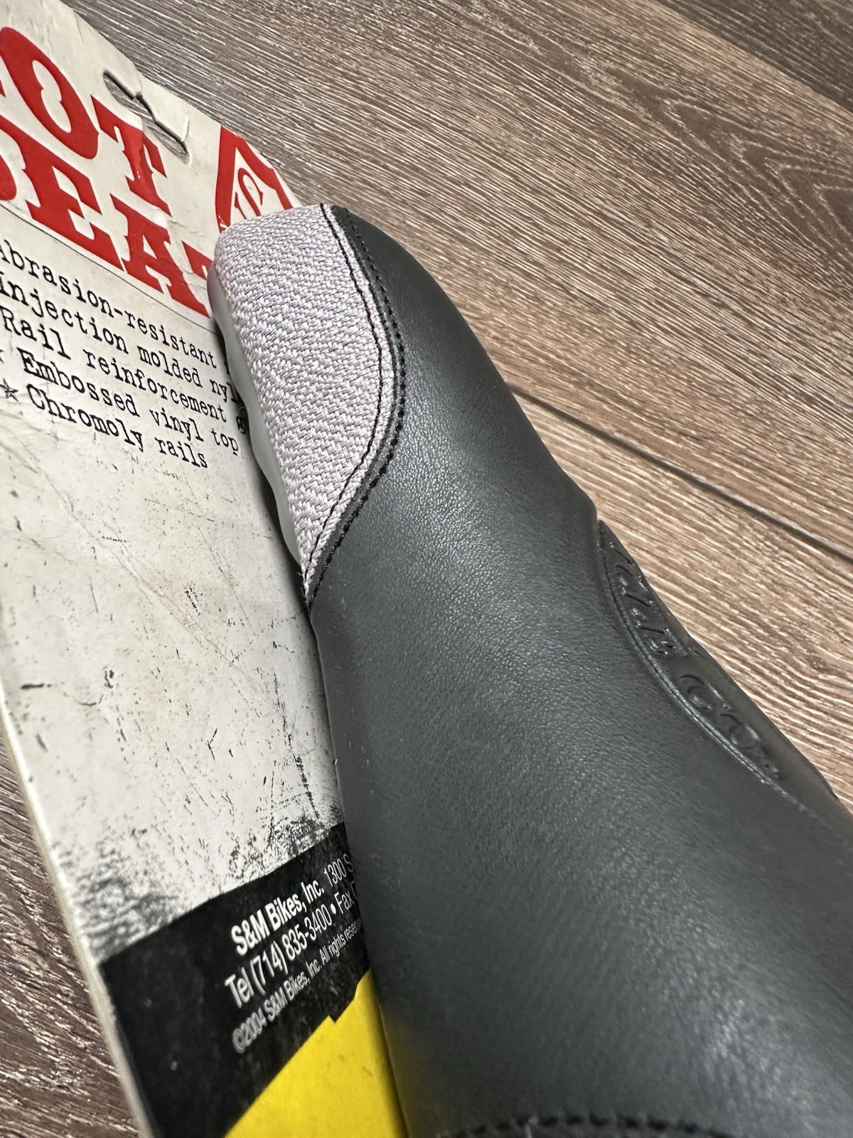 S&M BMX SHIELD HOT SEAT RAILED SEAT BLACK DIRT BIKE PRO FIT Padded CULT ODYSSEY