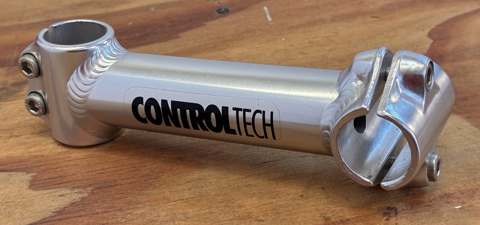NOS 130mm Control Tech Aluminum Ahead MTB 1″ Threadless Stem Silver 25.4 USA
