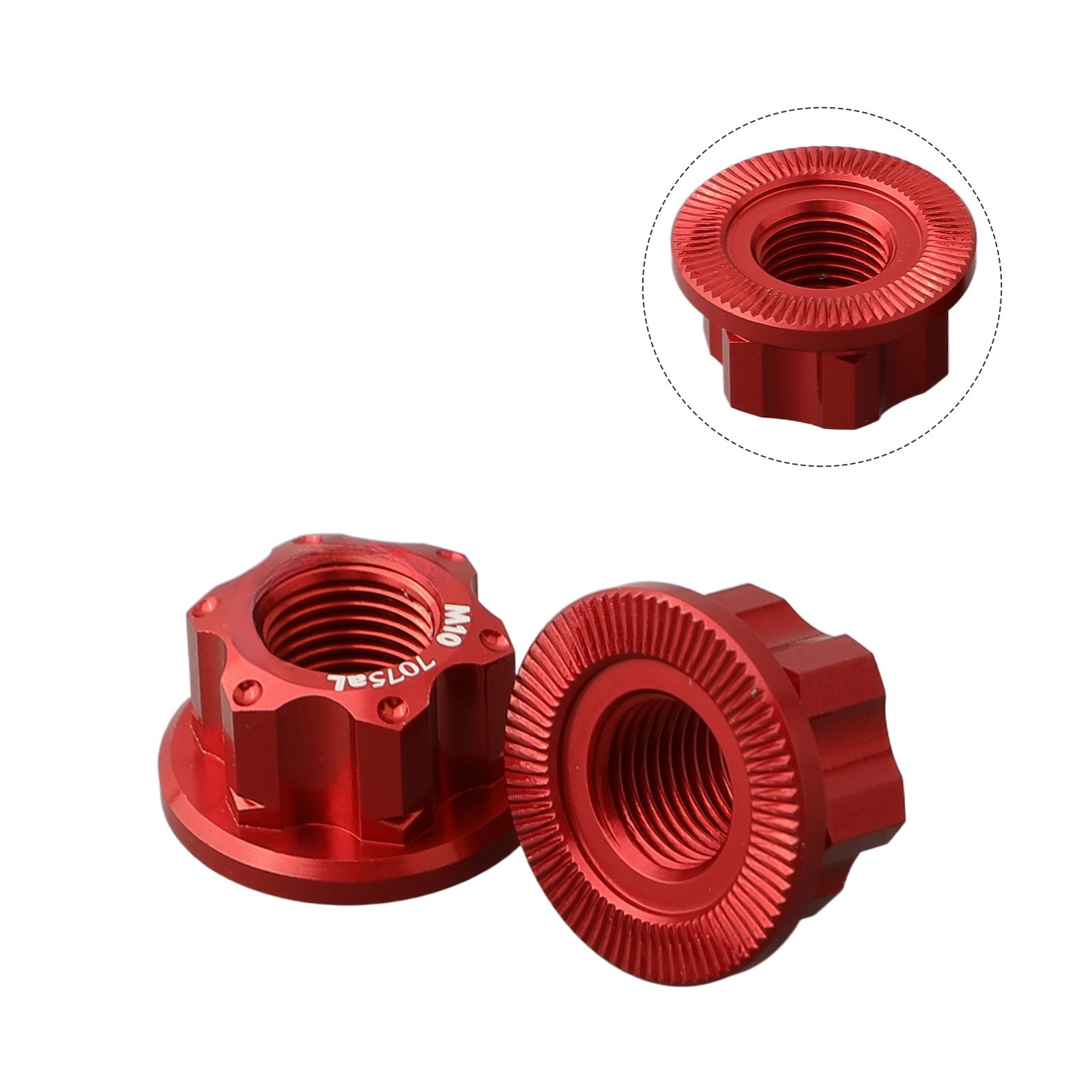 Bike Wheel Axle Nut 2X for 2 Pcs Aluminum Alloy Bicycle Black Blue Gold HUB