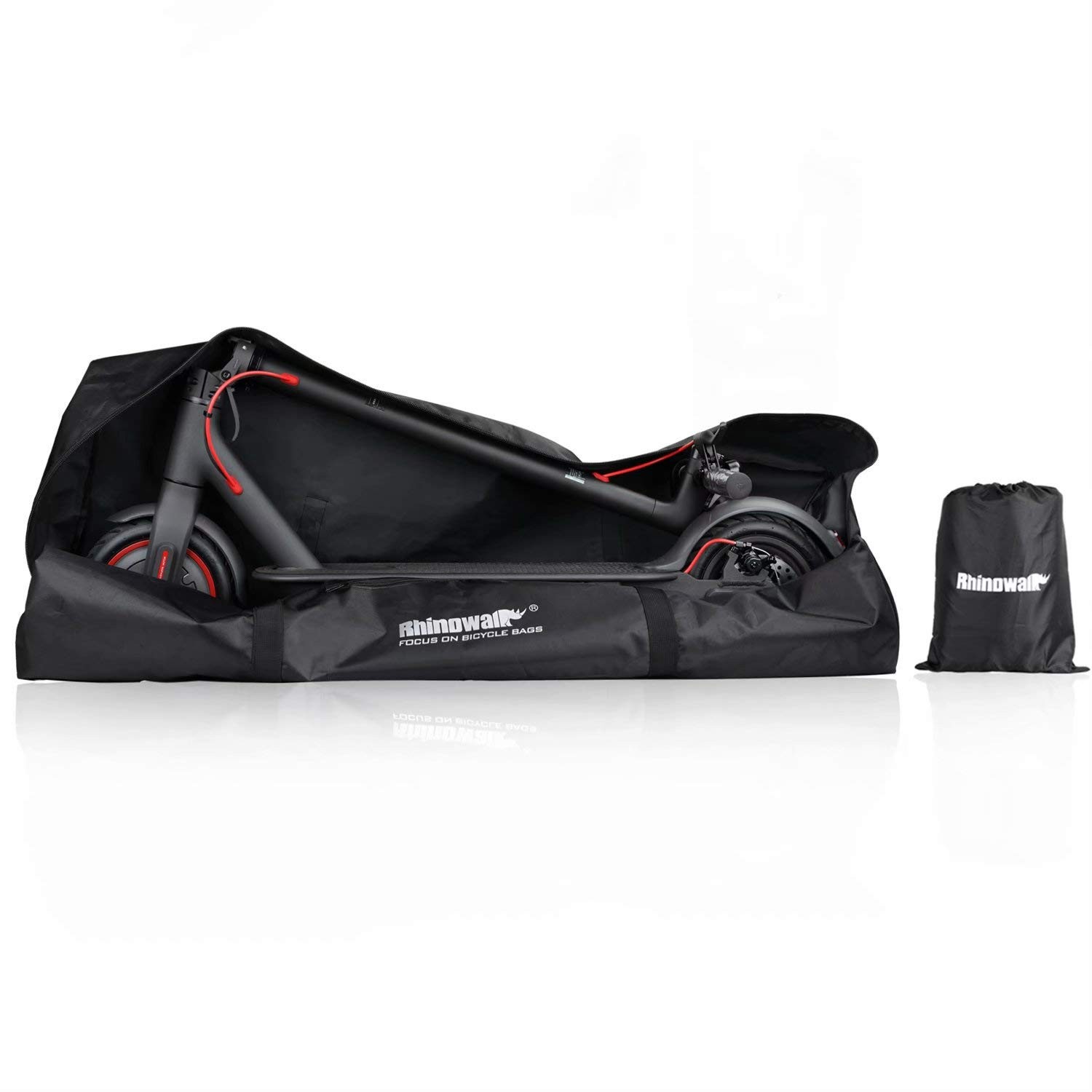 Electric Scooter Bag, Foldable Carrying Case with Shoulder Strap, Heavy Duty