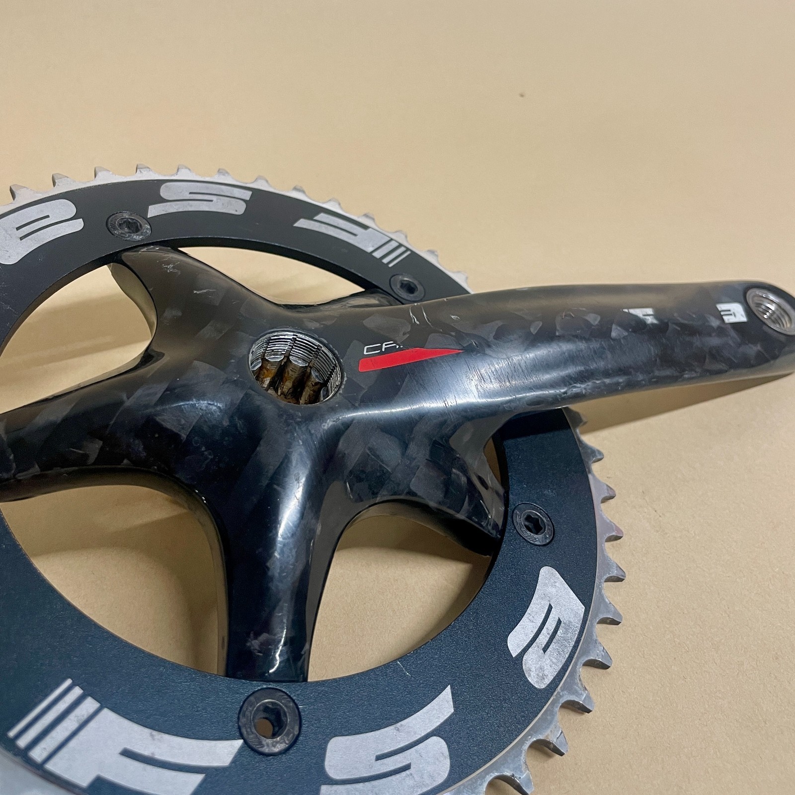 FSA Carbon Track 170mm 48T ISIS Crankset 144bcd