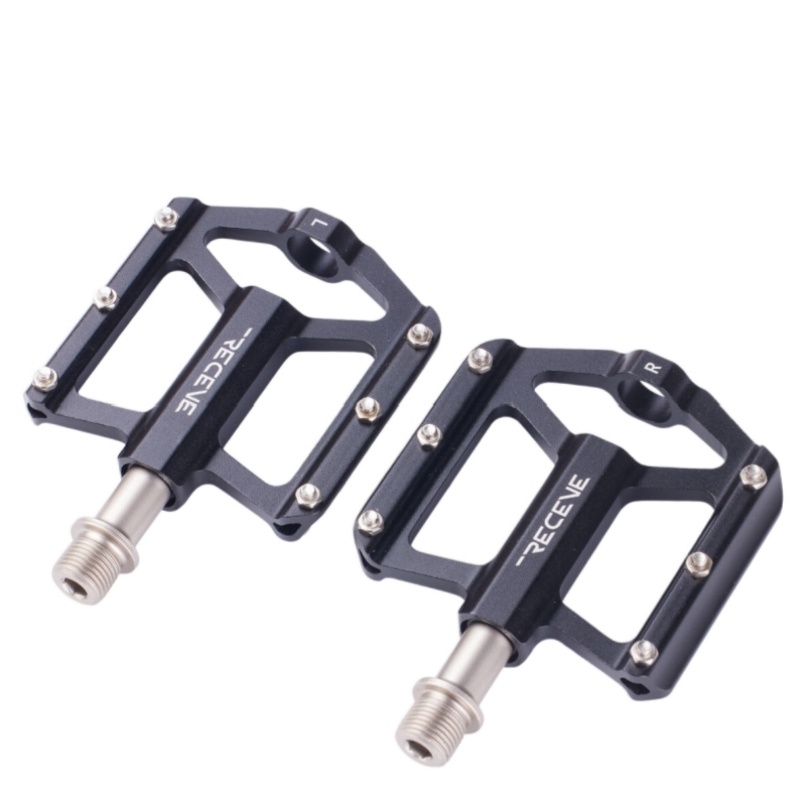 Bike Pedals Aluminium Alloy Flat Platform 3 Bearing Anti Slip 9/16 Lightweight