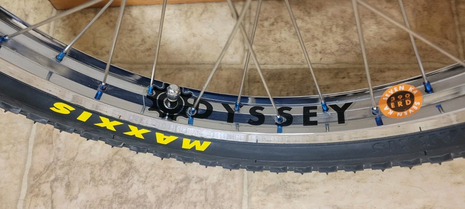 Chrome Odyssey 7KA 20” Rims W/ TNT Rapid Fire Hubs HOLY ROLLER tires Mid School