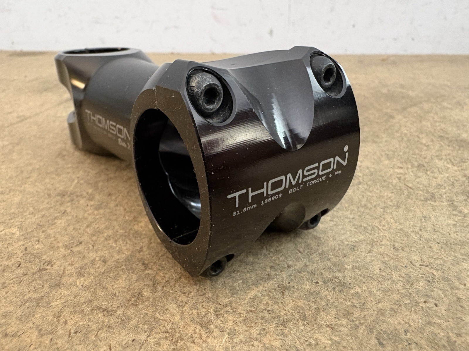 Thomson Elite X4 Bike Stem 31.8 x 100mm 0° BLACK 4-Bolt Alloy Road MTB Gravel