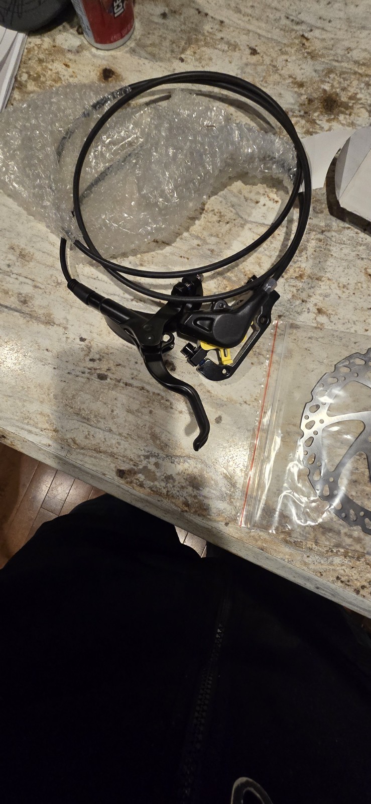 Clark’s Cable Systems Rear Hydraulic M2 Brake with 160mm Rotor, Black