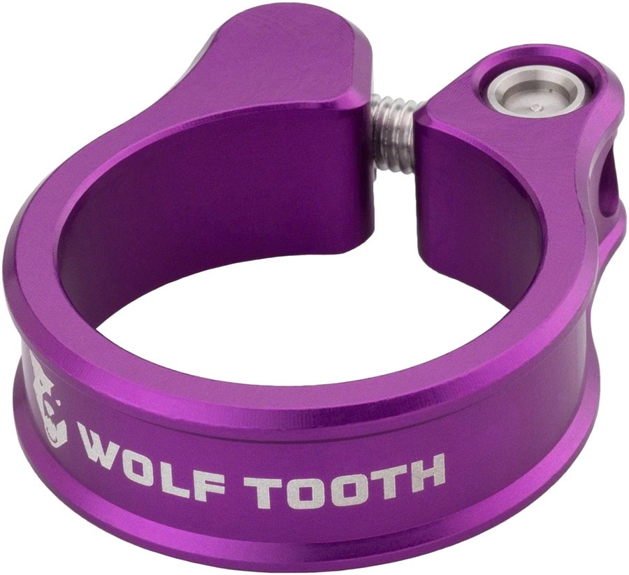 Wolf Tooth Seatpost Clamp – 36.4mm, Bolt-On, Ultraviolet Purple