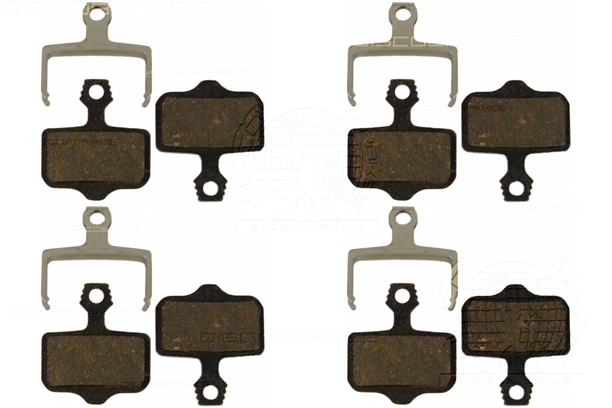 4 Pairs SRAM Avid Elixir S300 RED Force Rival Apex Brake Pads Made With Kevlar