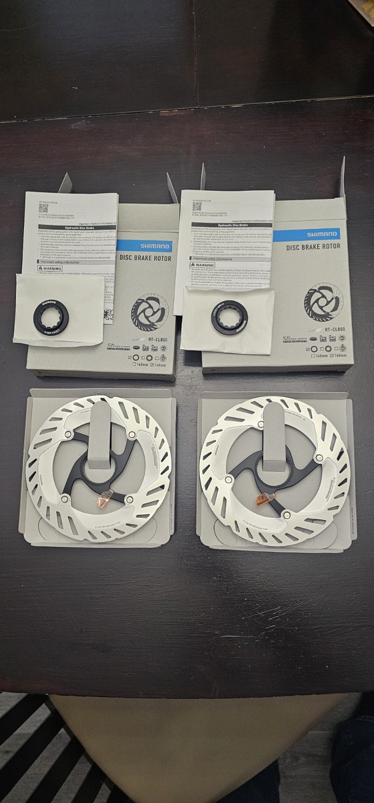 Shimano Disc Brake Rotor RT-CL800 160mm Centerlock Ice Freeza Technologies 2 pcs