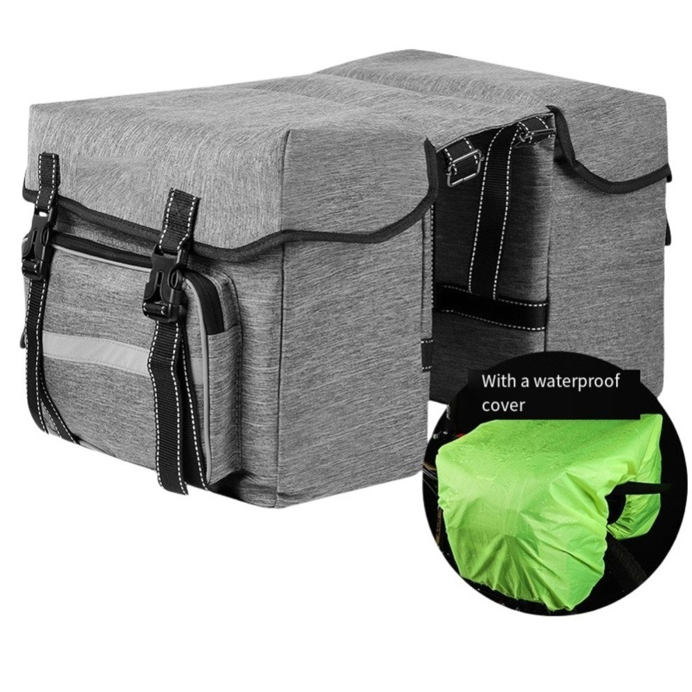 For For Ebike And Bicycle With Secure Attachment Straps Reflective Saddle Bags