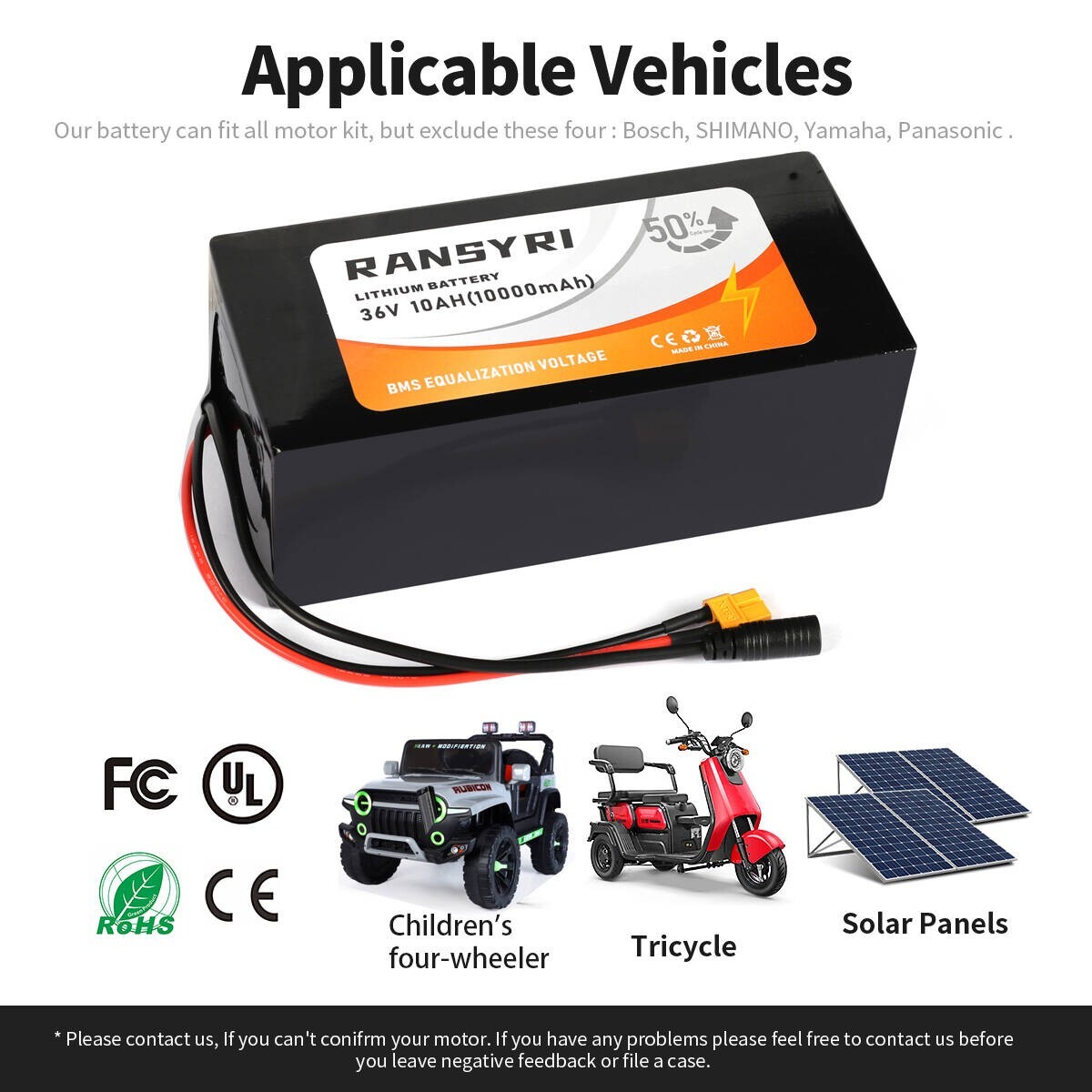 36V 48V Battery 10Ah 20Ah ebike battery Pack Electric Scooter Battery
