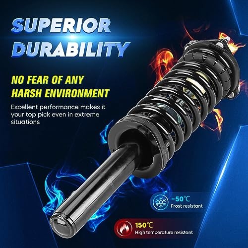 Strut Shock Assembly w/Coil Spring Compatible with Jeep Grand Cherokee Front
