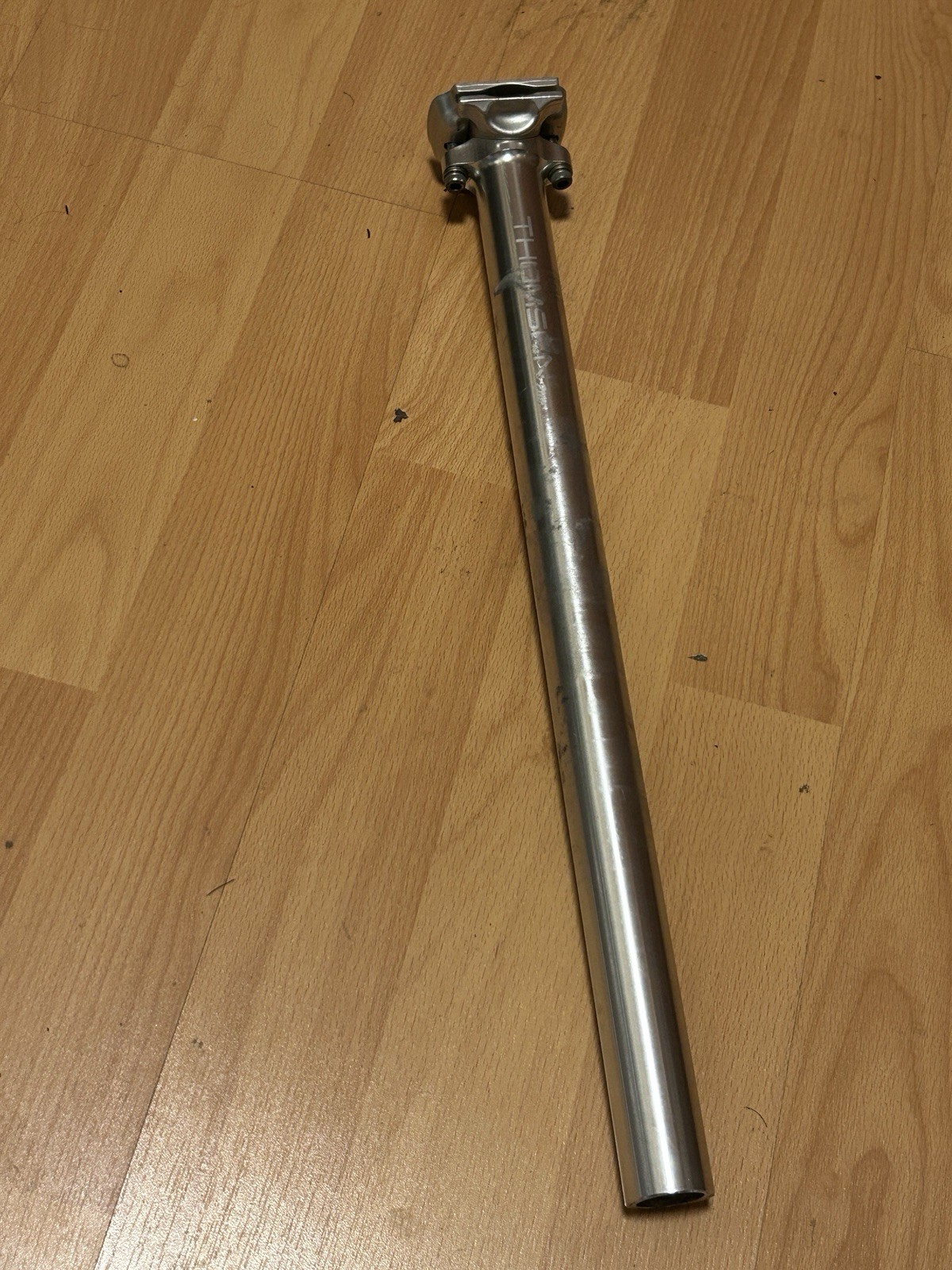 Thomson Elite Silver Bicycle Seat Post 27.2 x 410 SP-E113 MTB 0 Setback USA