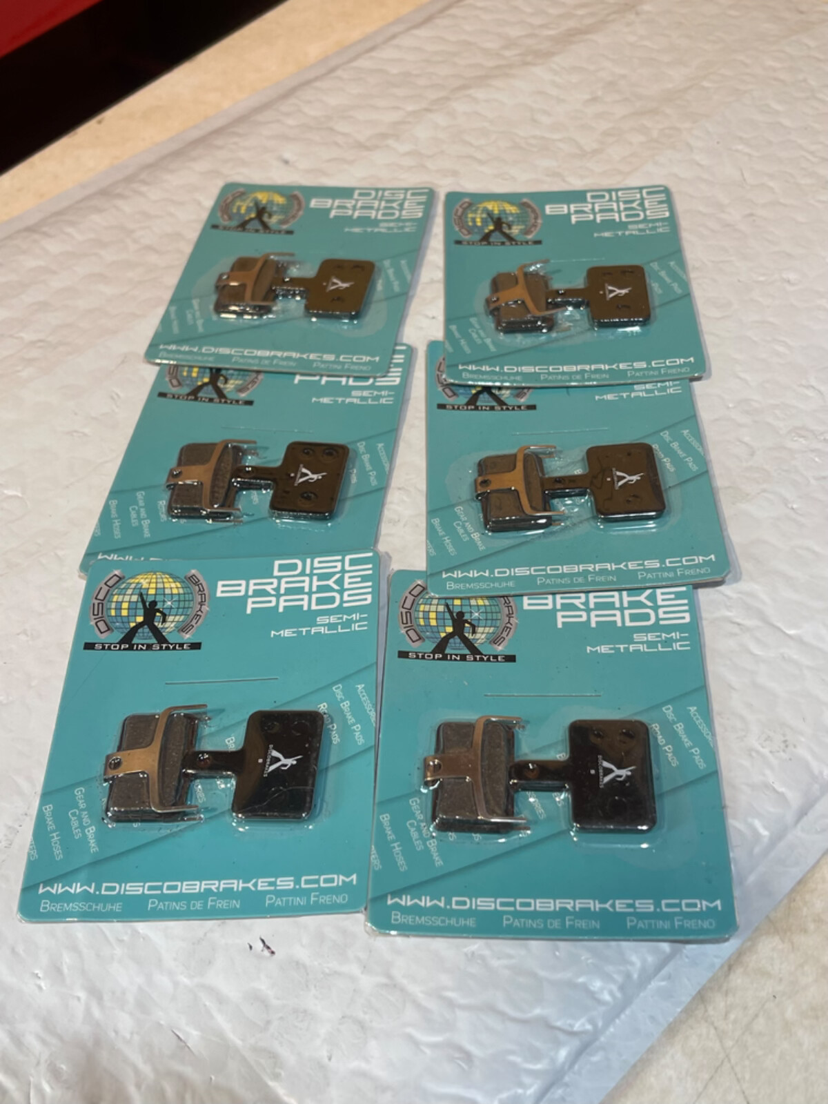 6 Pair DiscoBrakes Pads for Shimano Deore Disc Brake BR-M525 M475 M465 (S4)