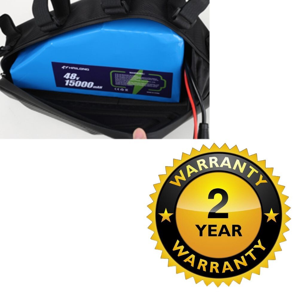 H HAILONG 36V 48V 52V Battery BMS 10AH 15AH 20AH Battery & Charger & Bag