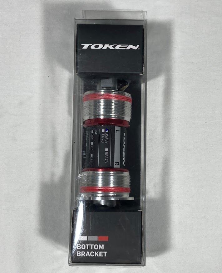TOKEN JIS Square Bottom Bracket BB BSA 1.37″x24T, 118mm