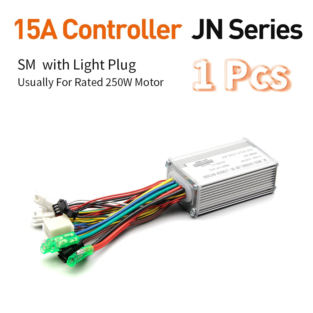 E-bike Controller 36/48V 250-1000W SM Connector Brushless Bicycle Controller