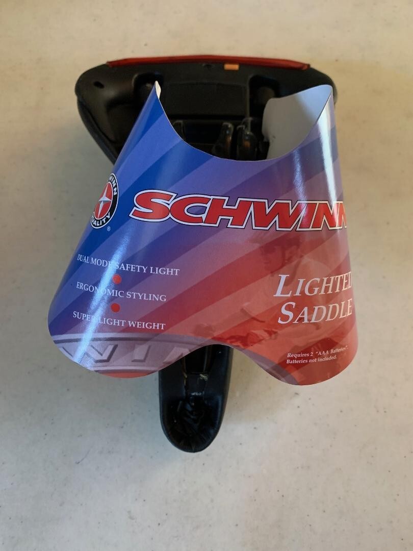 SCHWINN Lighted Bicycle Seat MTB City Bikes