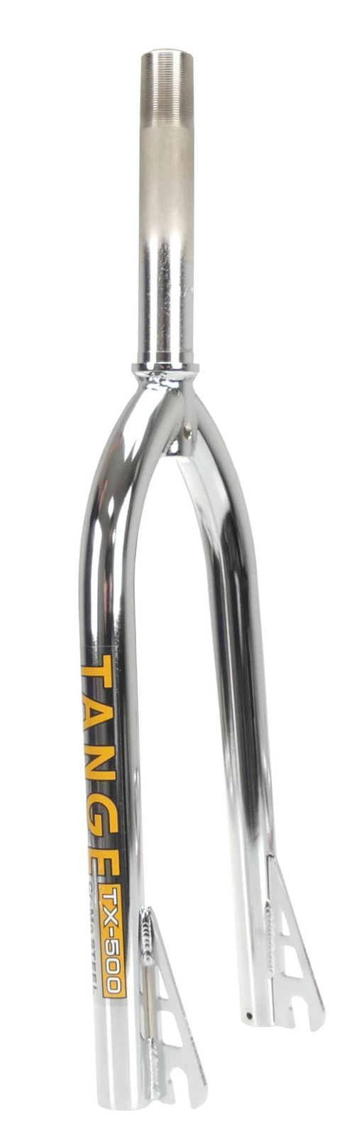Tange TX-500W 1″ threaded old school BMX chromoly fork for 20″ wheel – CHROME