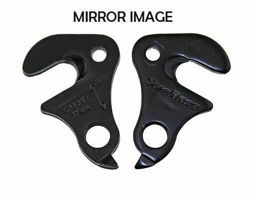 NEW! ABSOLUTE GENUINE SUN RACE STEEL REAR DERAILLEUR HANGERS IN BLACK.