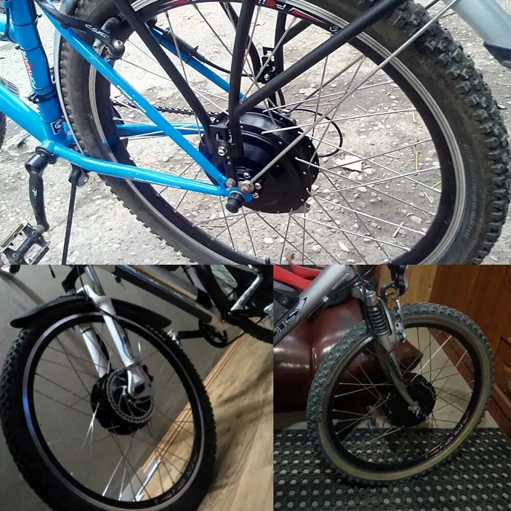 1500/2000W 48V Electric Bike Rear Wheel Hub Motor 26-29 Inch 45-55KM/H Speed