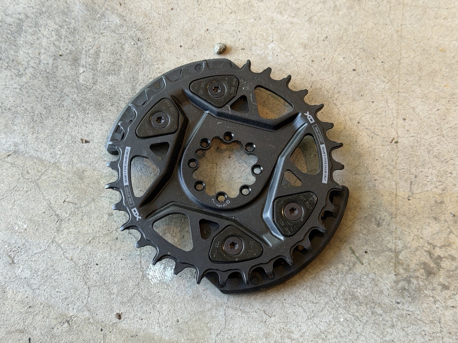 SRAM XO Eagle T-Type Direct Mount Chainring 32t 12-Speed 8-Bolt w/ Bash Guard