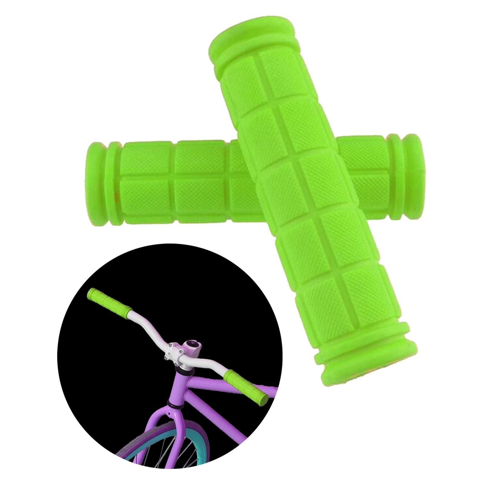 2Pcs Bike Handlebar Grips Cycling Bar Cover Threaded High Performance