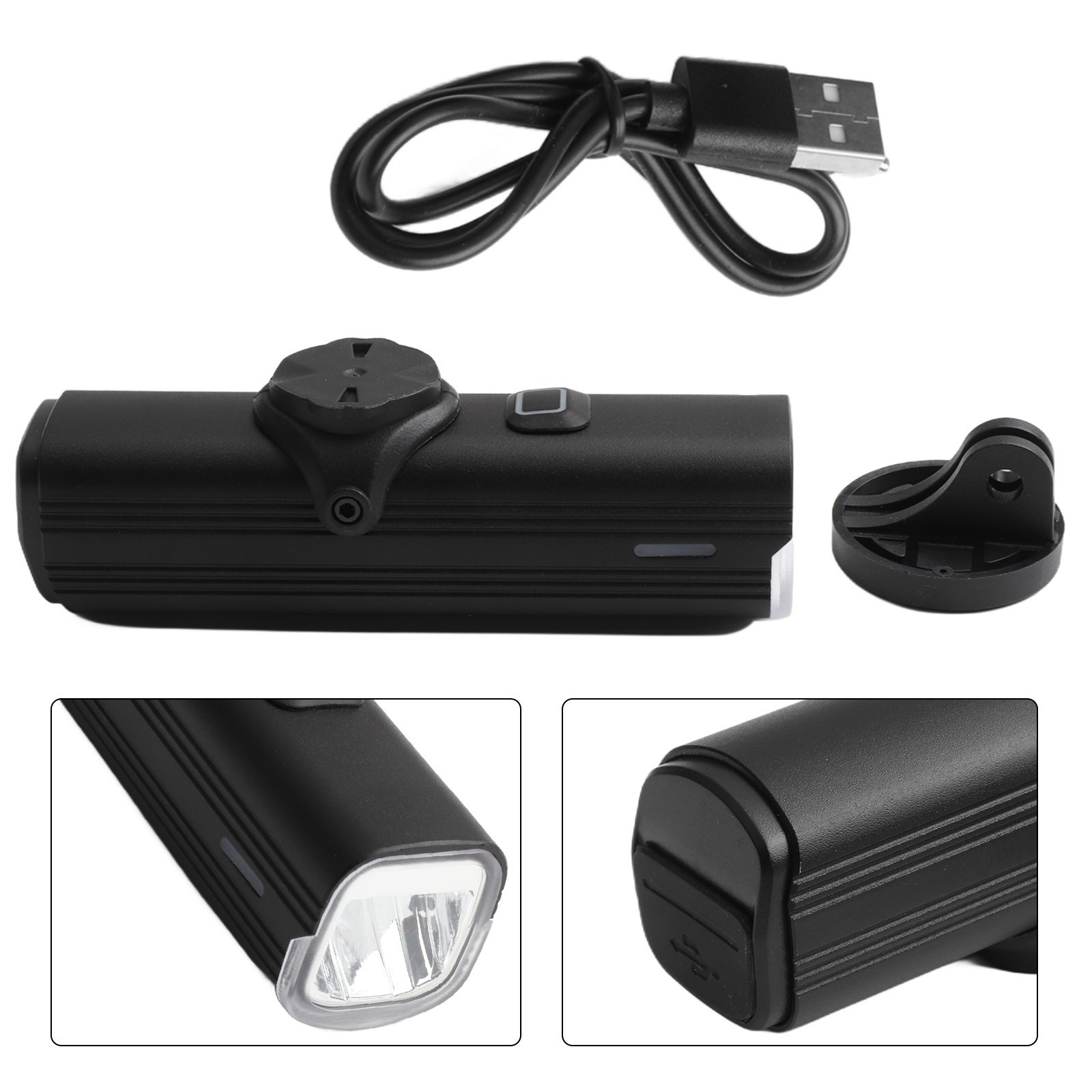 USB Rechargeable Bike Light Compatible With For Garmin Mount 1000 Lumens