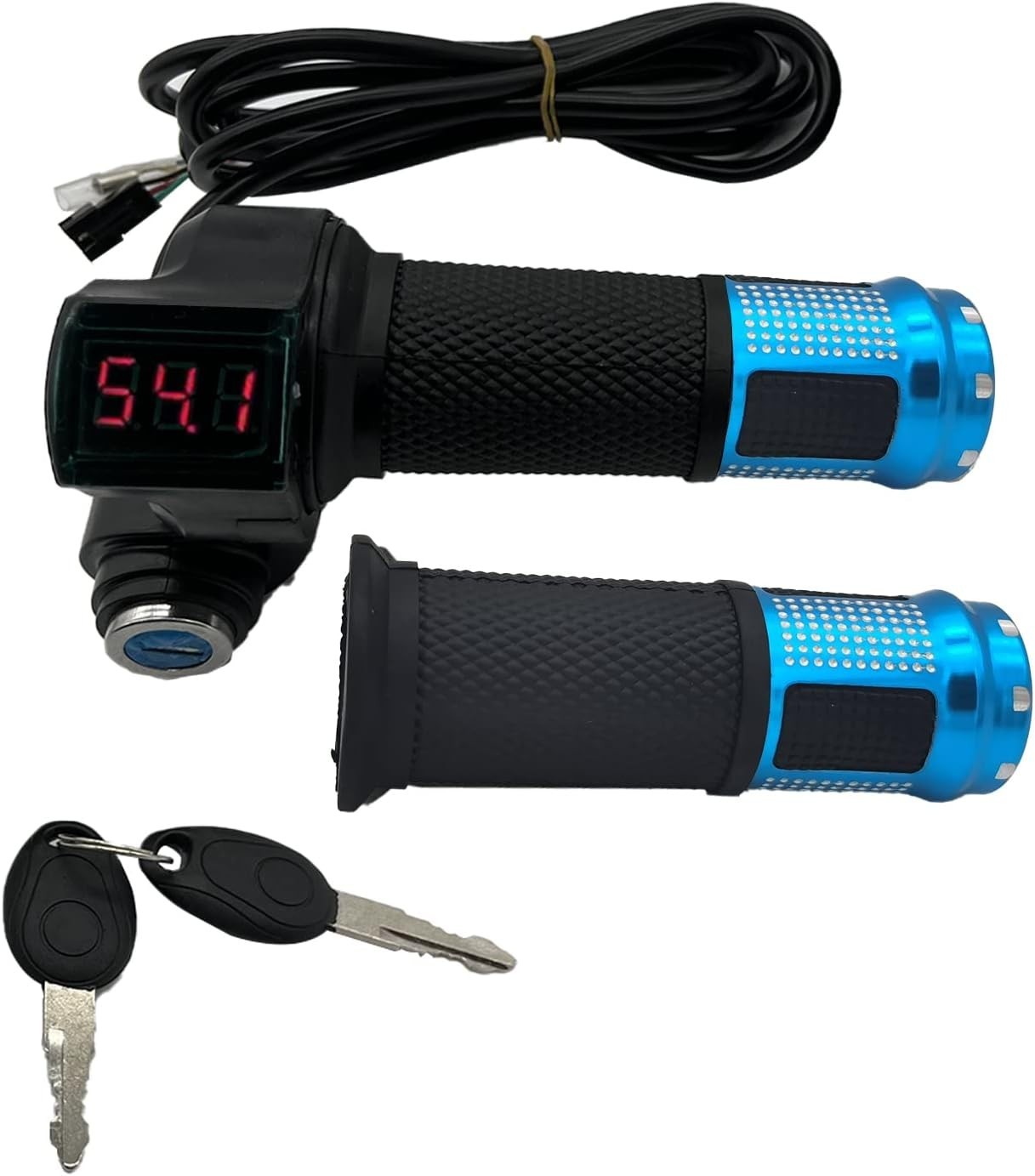 1 Pair EBike Throttle Grip, Universal Electric Bicycle Scooter Twist Handleba…