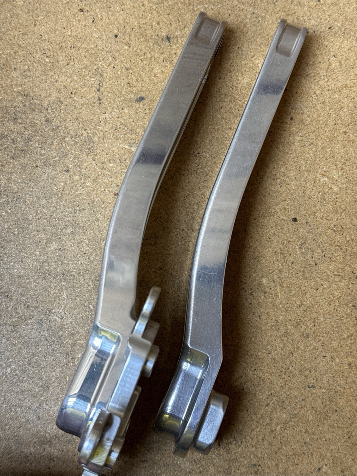 Vintage Kooka MTB Crankset Triple USA Anodized 175mm Retro Crank Arms 94mm BCD