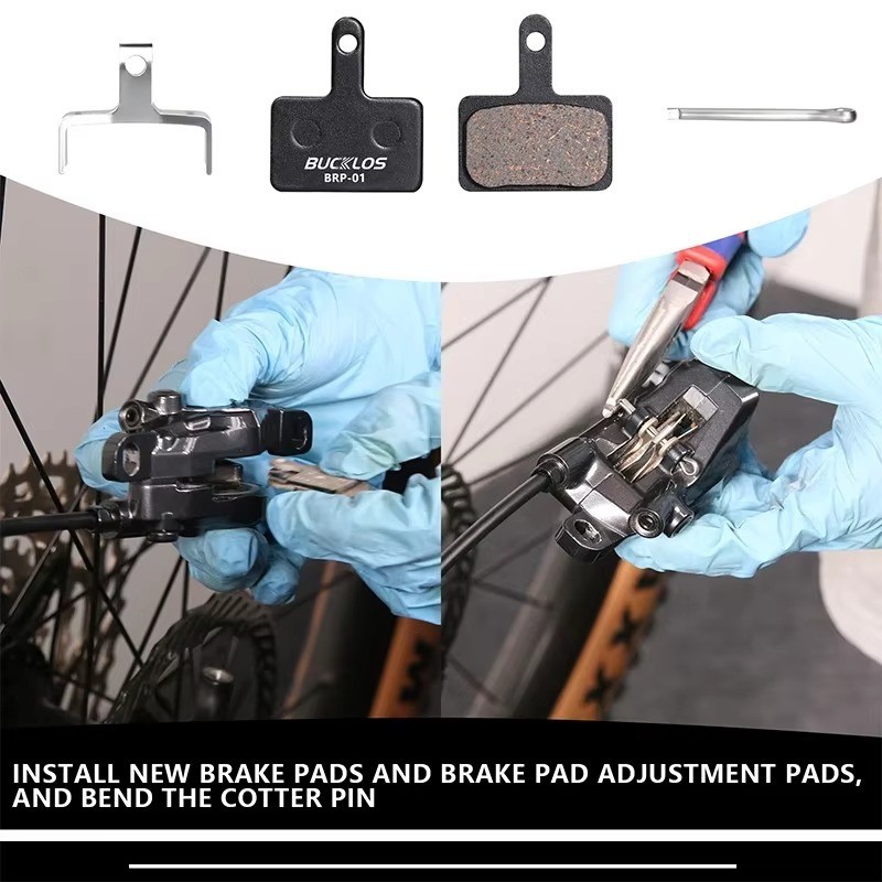 1-10 Pairs MTB Disc Brake Pads Resin & Semi-Metallic Quiet W/ Install Kit E-Bike