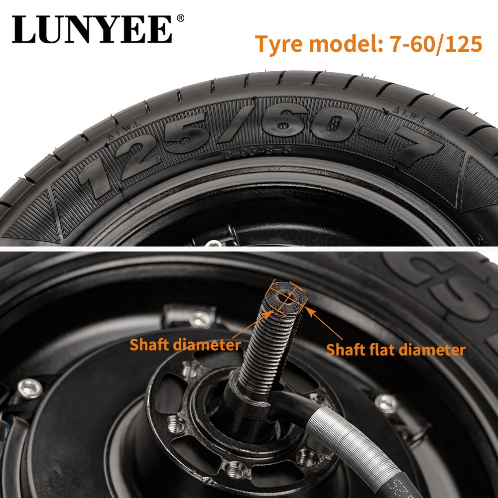 13 inch 60V 7000W Hub Motor High Speed Electric Citycoo Scooter Motor Wheel