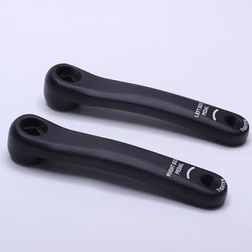 Adjustable Bike Crank Arms 89MM-175MM, Diamond Hole Design for E-Bikes