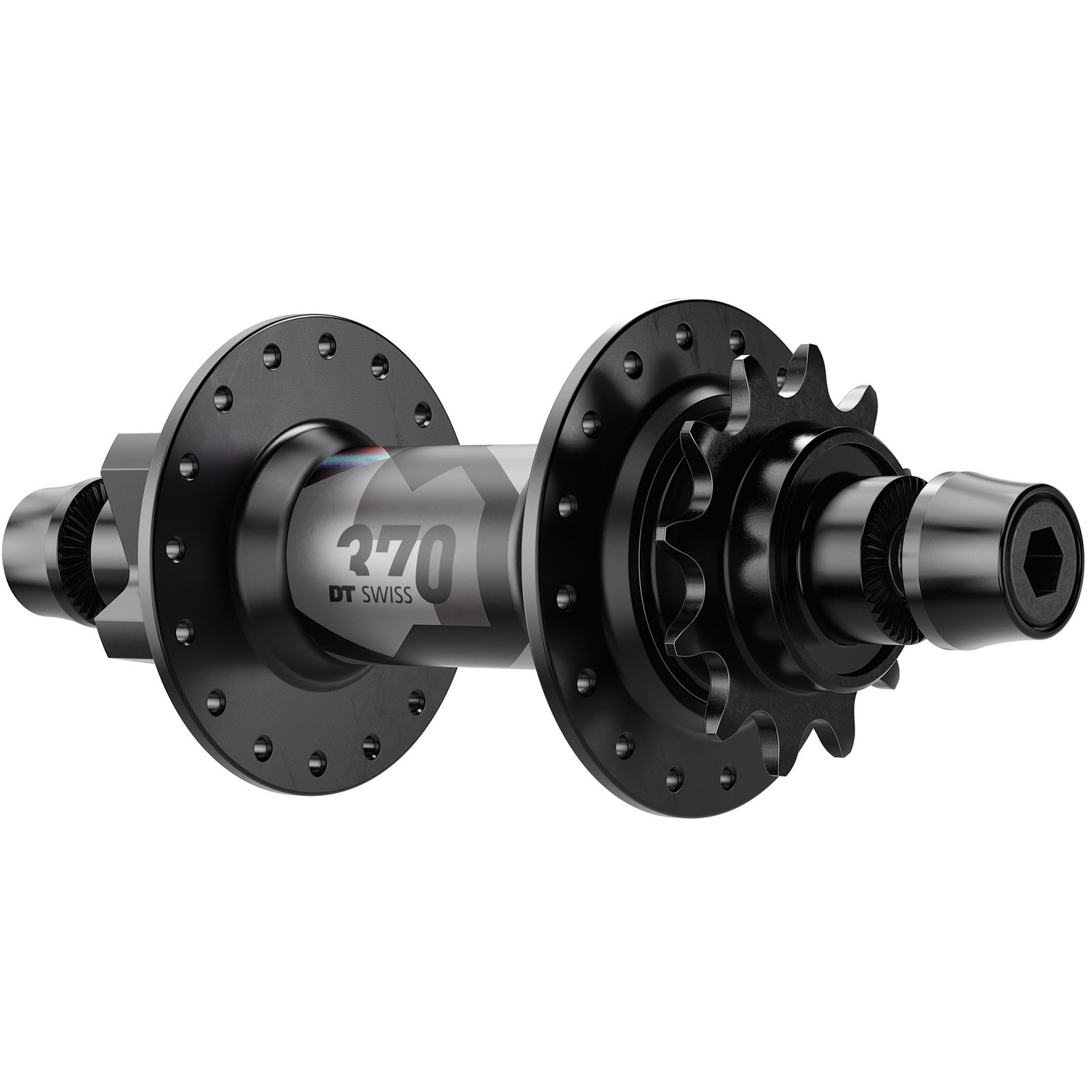 DT Swiss 370 DJ 6B Disc Rear Hub, 32h, 10x135mm nutted