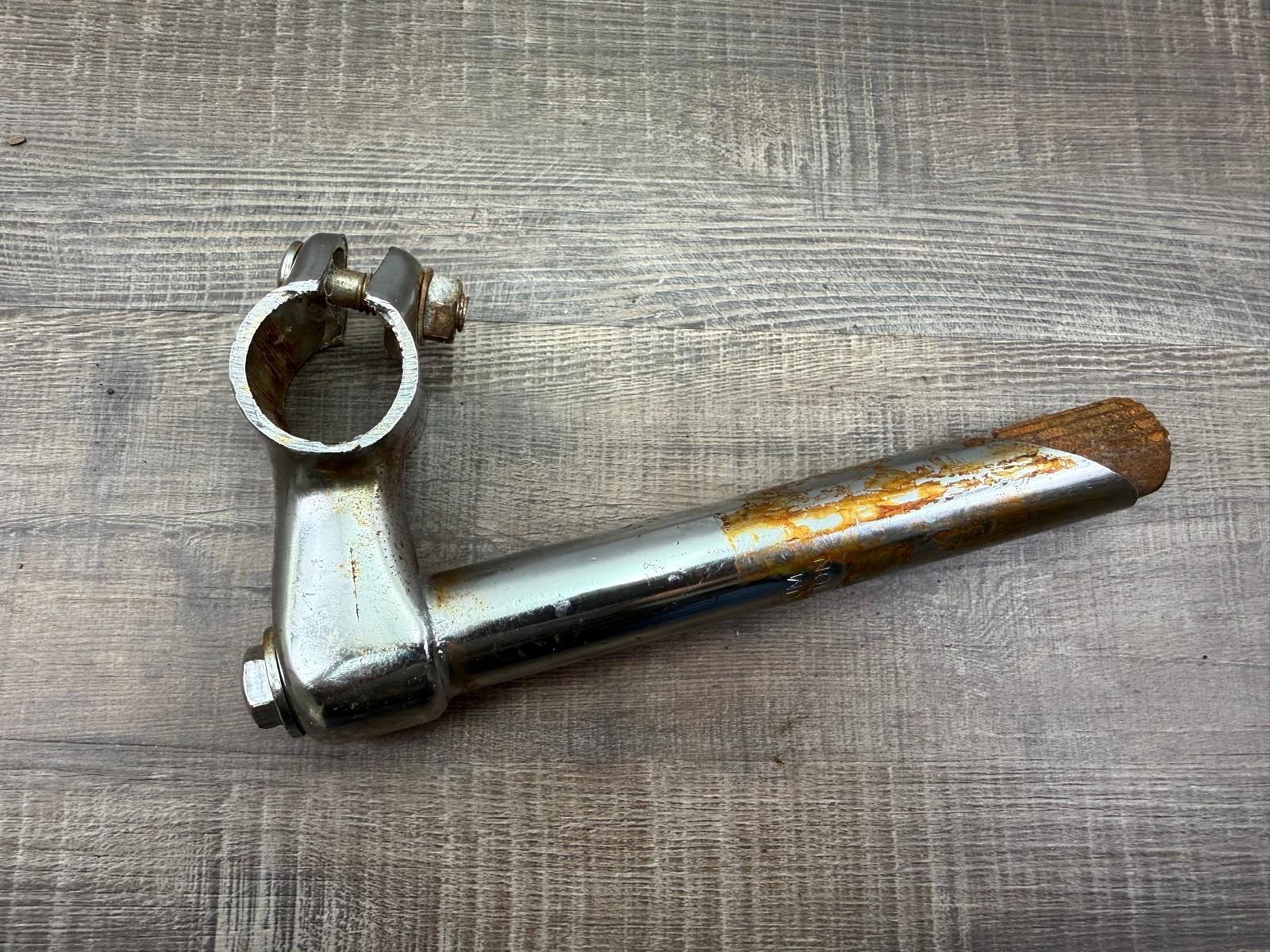 Vintage Steel 22.2mm Quill Road Stem 60mm 25.4mm Clamp