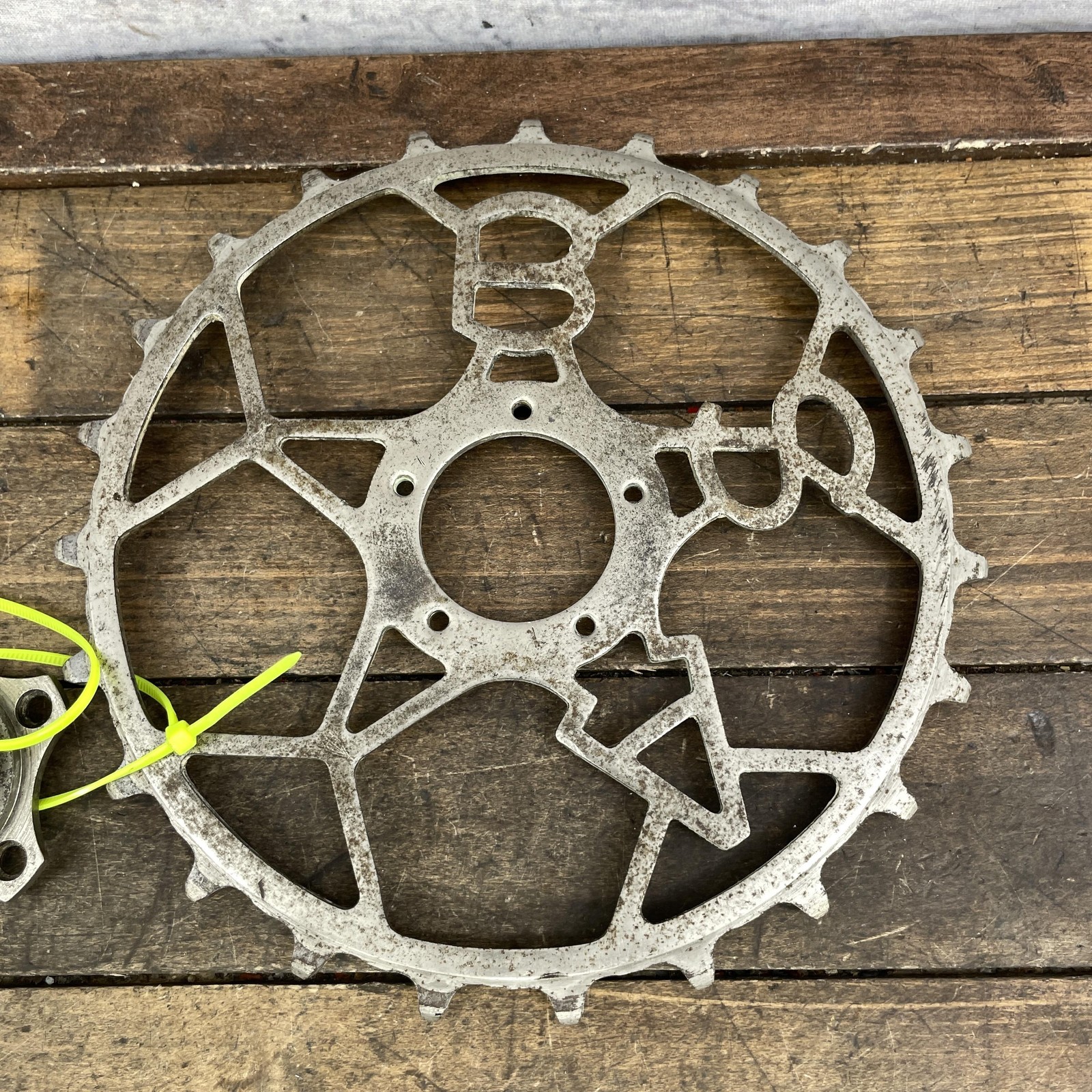 Vintage BSA Crankset Inch Pitch Chainring Steel Skip Tooth Track Bike Crank Set