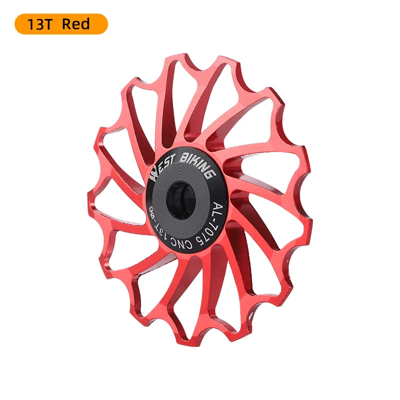 MTB Rear Derailleur CNC Pulley Wheel 11T 13T Ceramic Bearing Road Bike Rollers