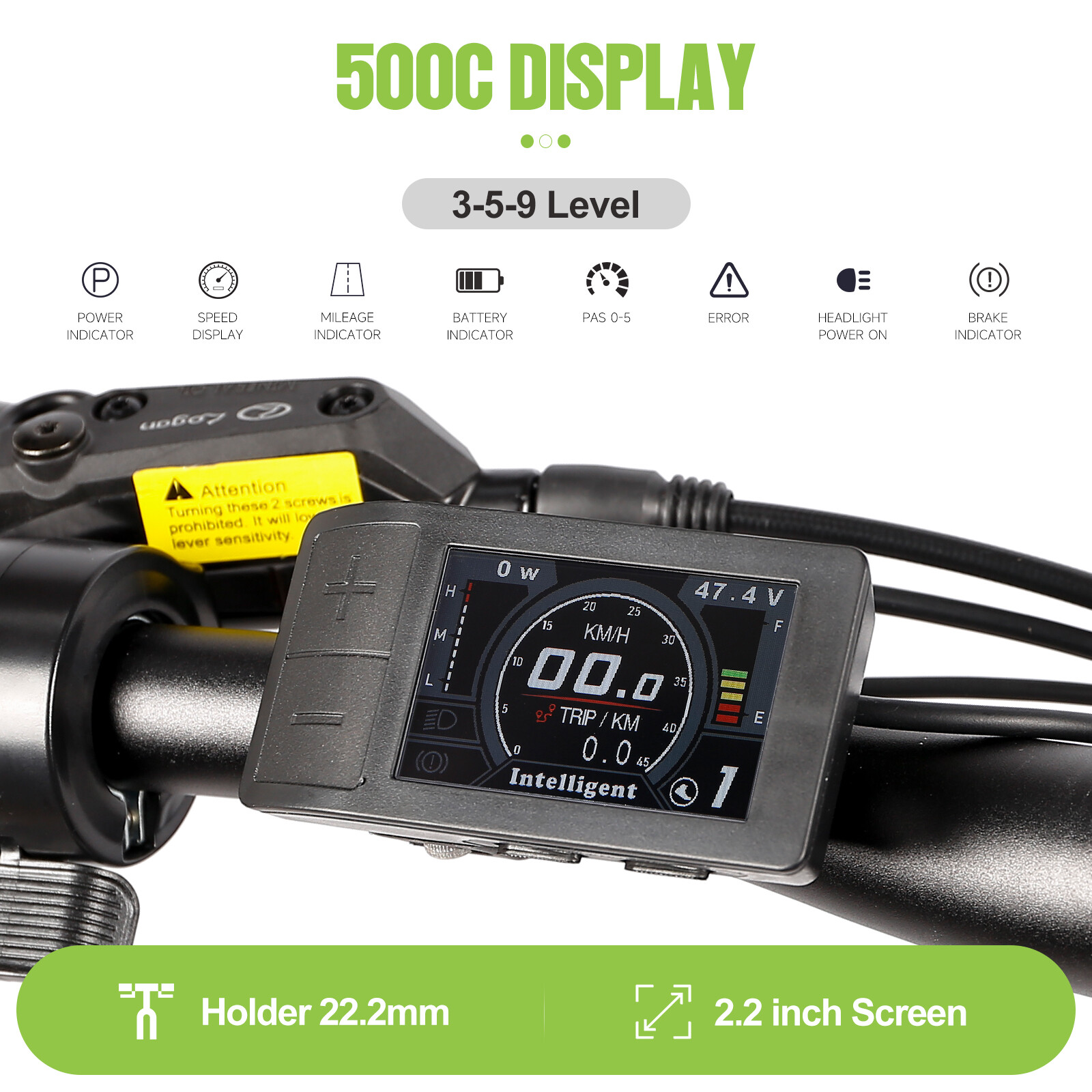 BAFANG LCD 500C EKD01 DPC18 800S DM03 Display for Ebike BBS HD Motor Controller