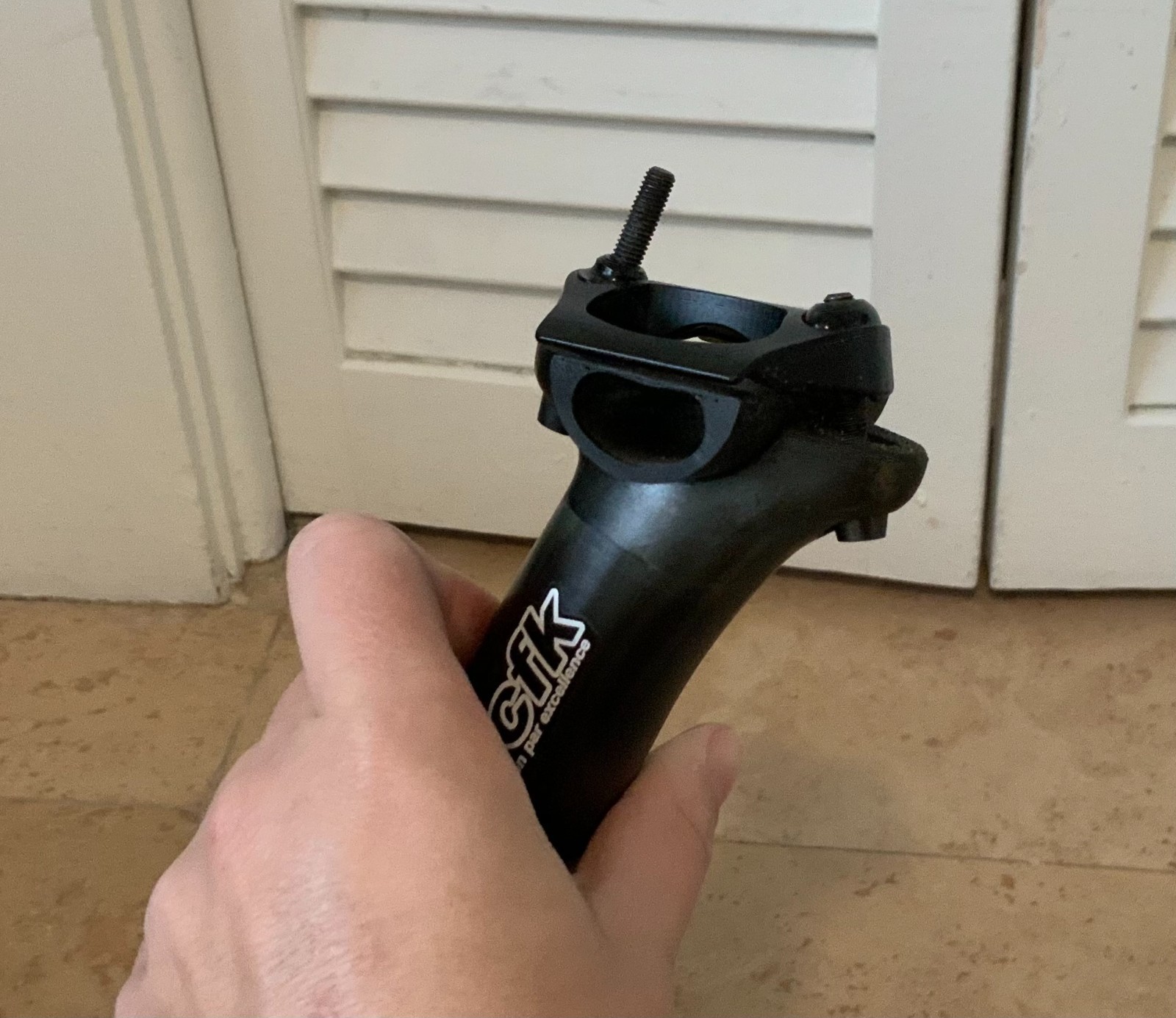 MCFK Carbon Seatpost 31.6mm Ultralight 144g w/ Clamp Black Germany