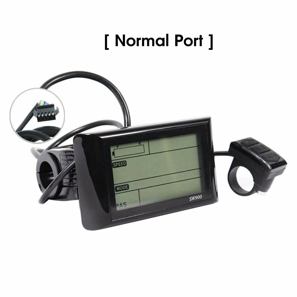 SW900 LCD Display for E-Bike – Compatible with 24V 36V 48V Electric Bicycle SUK