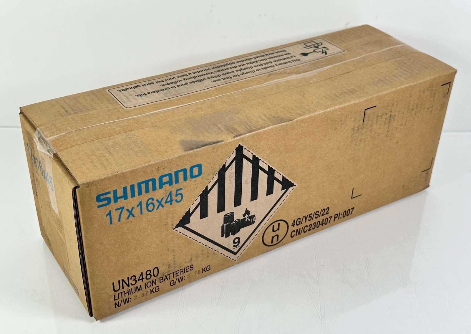 (New) Shimano STEPS BT-EN805 Gen 2 Ebike Battery – Down Tube/Integrated 504Wh