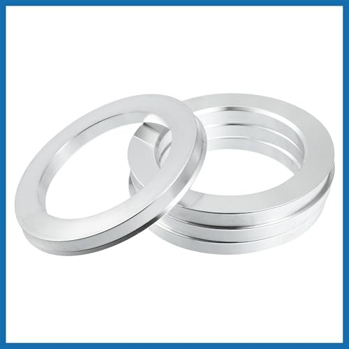 4pcs OD 106mm to ID 77.8mm Aluminium Alloy Car Hub Centric Rings Wheel Bore