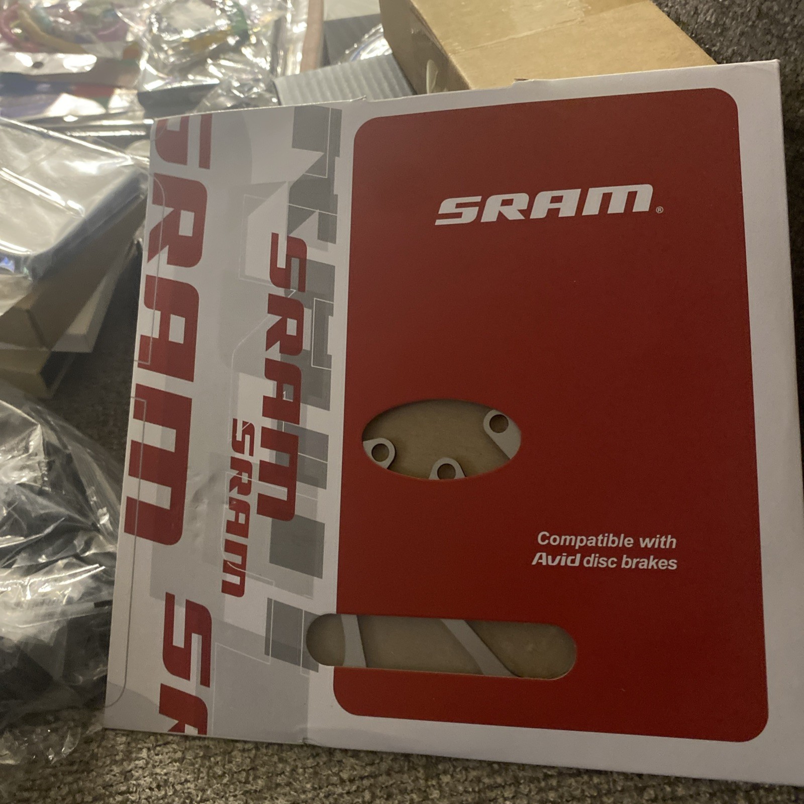 SRAM CenterLine Center-Lock 160 mm Black Rounded Rotor New