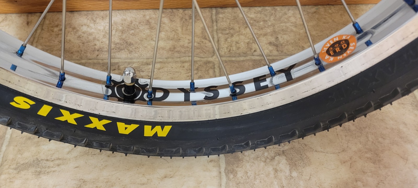 Chrome Odyssey 7KA 20” Rims W/ TNT Rapid Fire Hubs HOLY ROLLER tires Mid School