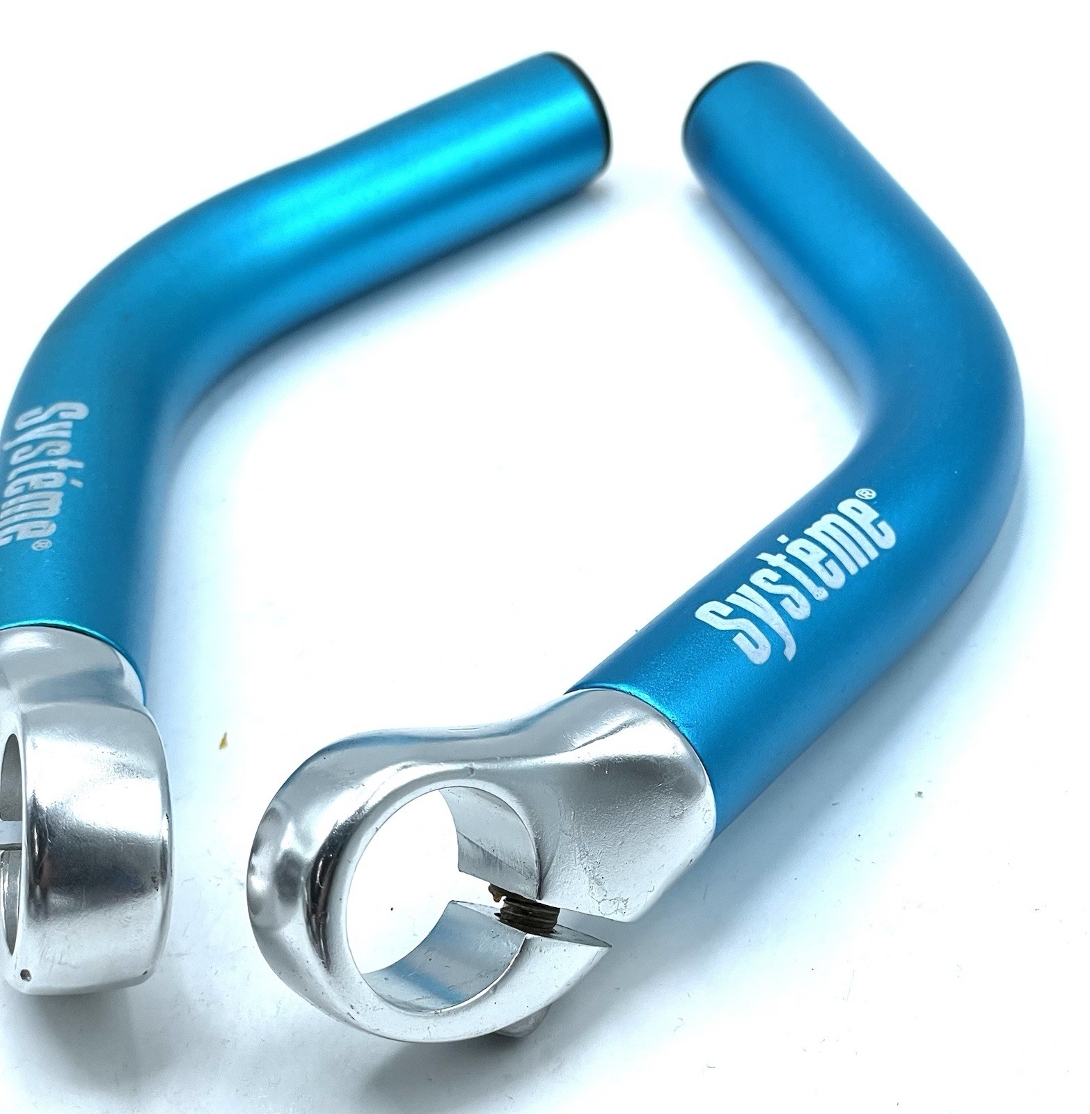Systeme Turquoise Anodized Vintage 1990’s Mountain Bike Bar Ends NOS