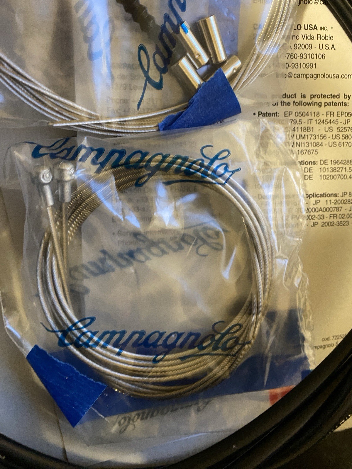 Campagnolo Veloce 10 Speed Ergopower Brake Levers Shifters Silver 2006 NOS NEW