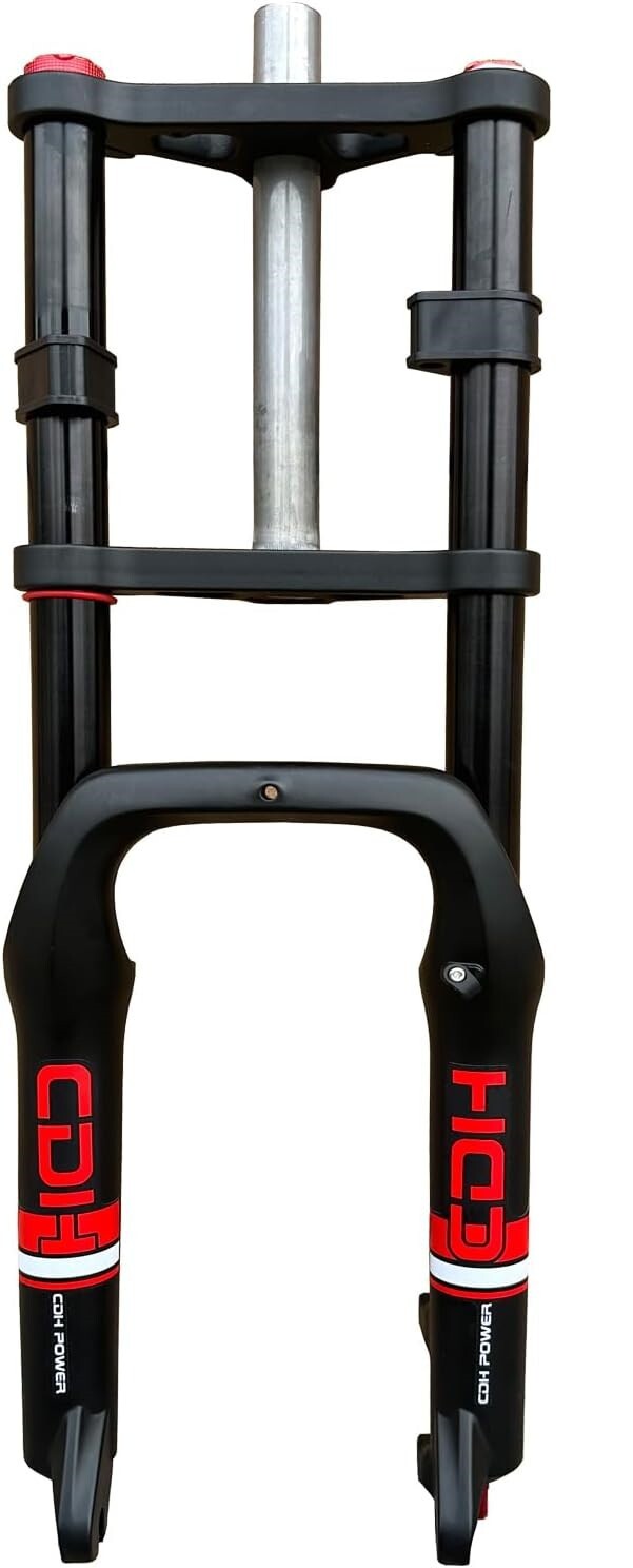 20*4.0″ Fat Bike Fork Air Suspension Fork & Headset for 44-55mm Tapered Frame