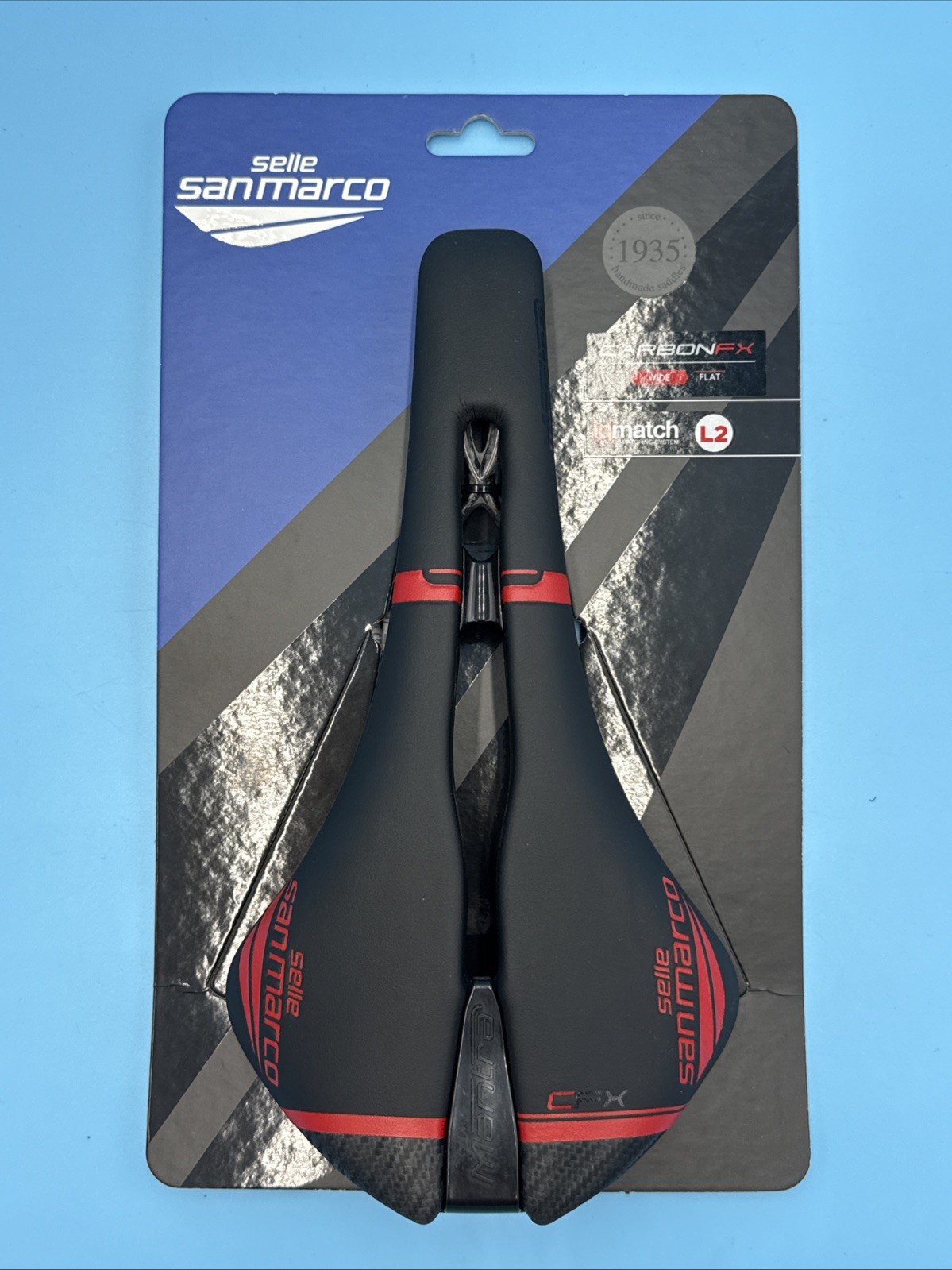 Selle San Marco MANTRA Open Fit Carbon FX Racing WIDE Black Saddle Carbon Rail