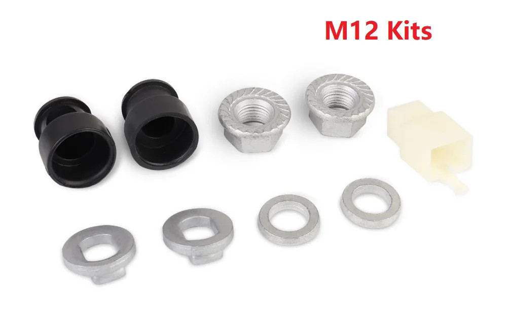 E-bike Hub Motor Axle M12/M14 Lock Nut /Lock Washer /Spacer /Nut-Cover Sets